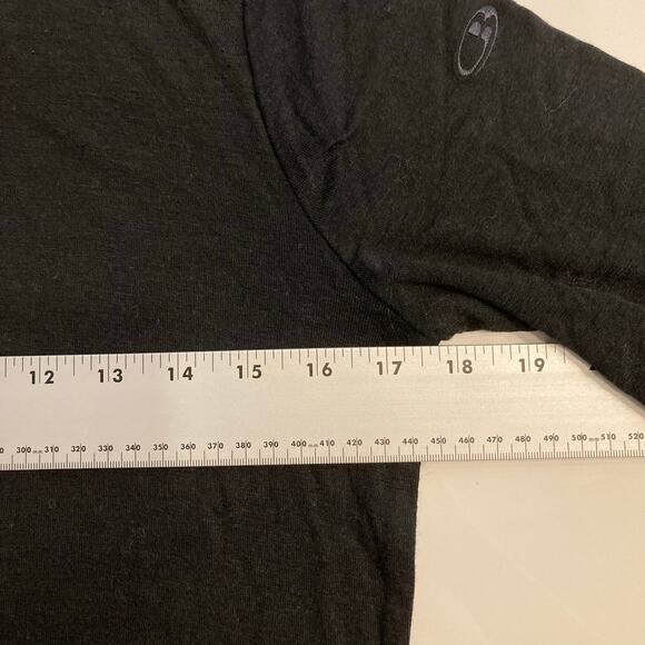 NWOT ICEBREAKER Sweater Women L Black Merino-Wool 175Tech 1/4Zip MockNeck LongSl - Picture 8 of 10